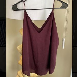 V neck satin cami